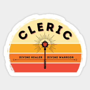 Cleric Sunset Sticker